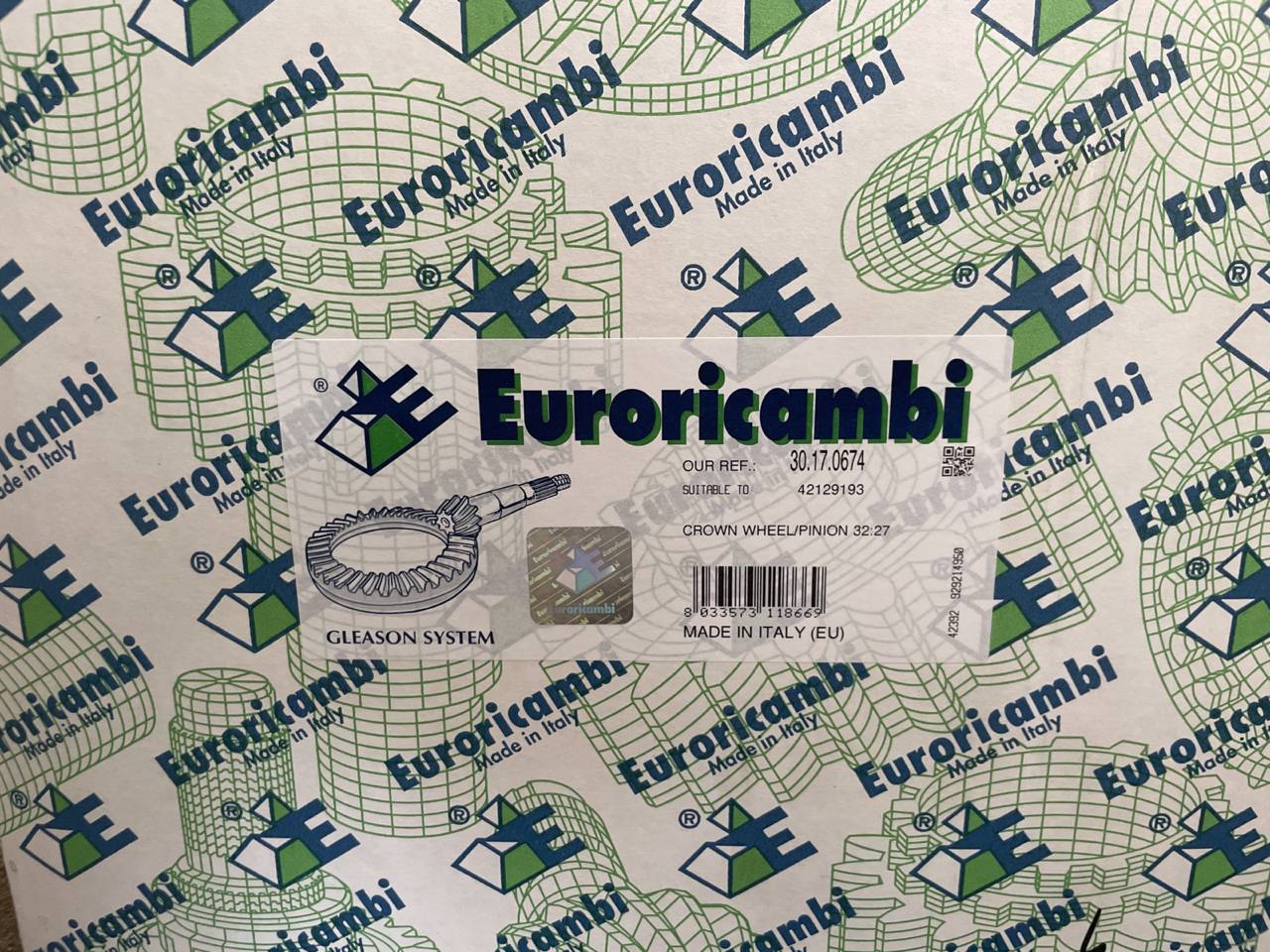 Teller-Kegelrad passend für Iveco LKW