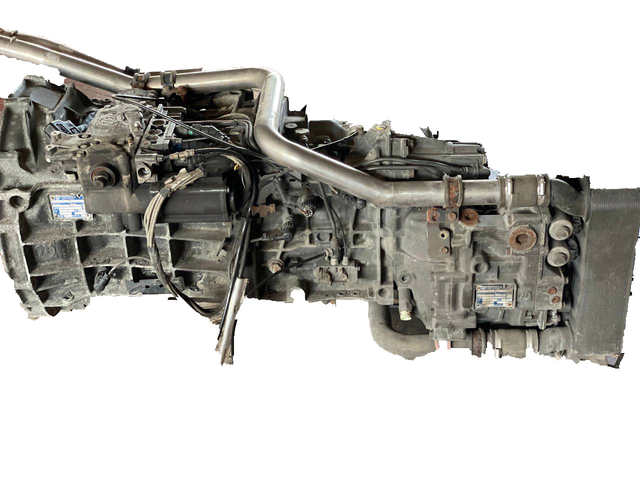 Gebrauchtes Getriebe ZF Ecosplit 4 12 S 2331 TD Seitenansicht