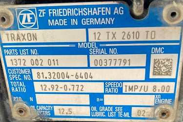 Überholtes Getriebe ZF 12 TX 2610 TD