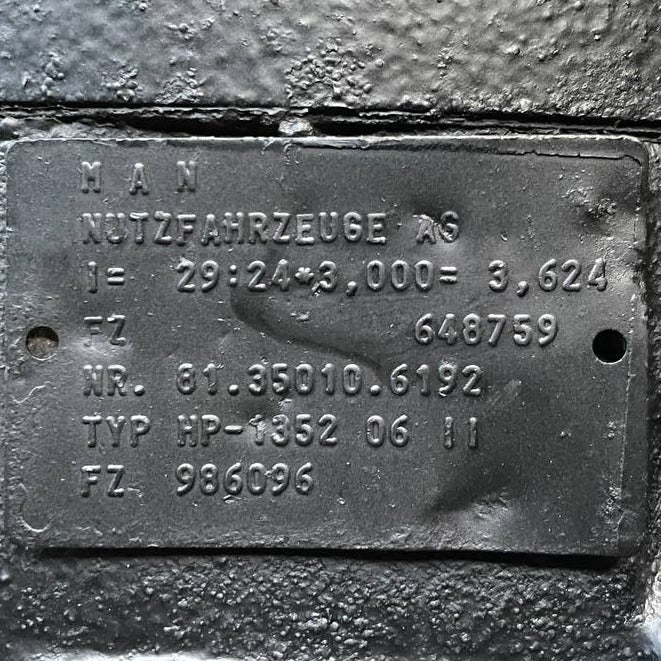 Überholtes Achsdifferential HP-1352 für MAN LKW