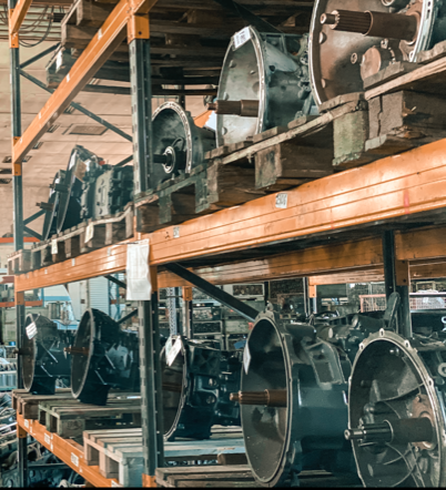 LKW Ersatzteile, LKW Getriebe Foto vom Lager